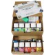 Pebeo Vitrail Glass Painting V160 Collection Set 10 x 45ml Solvent Based Paint 758461 C1